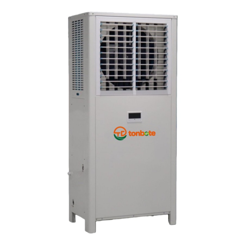 Ar condicionado industrial refrigerado a água e economizador de energia